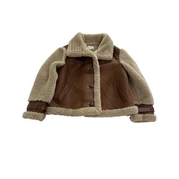 Heartloom Serena Faux Fur Jacket in Tan